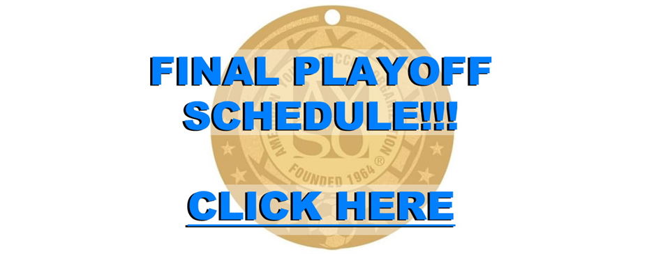 PLAYOFF SCHEDULE 11/9!